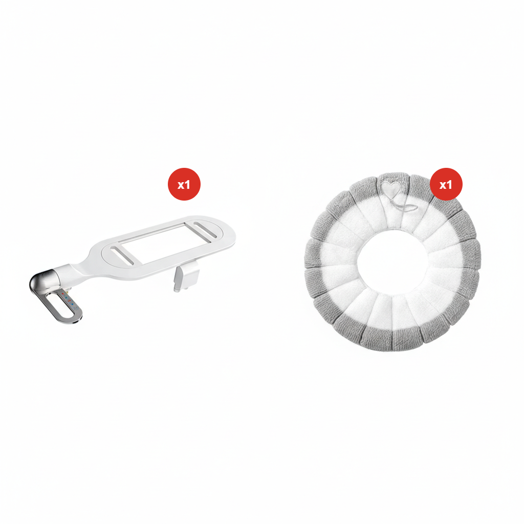 Bidet non électrique pour salle de bain avec double tête de pulvérisation, nettoyeur de toilettes, bidet hygiénique autonettoyant