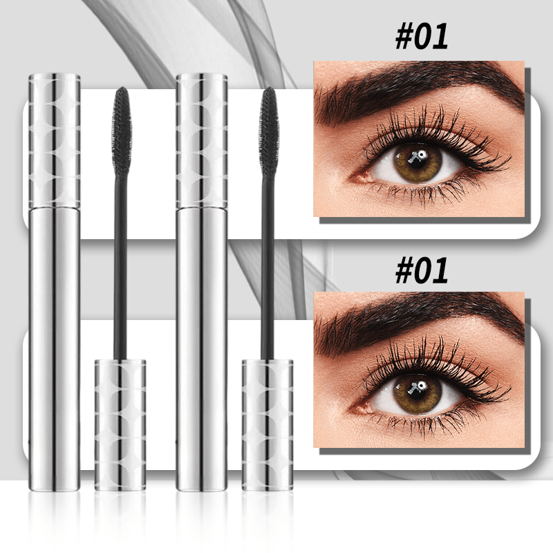 Mascara tube – Duo noir et brun pour maquillage des cils