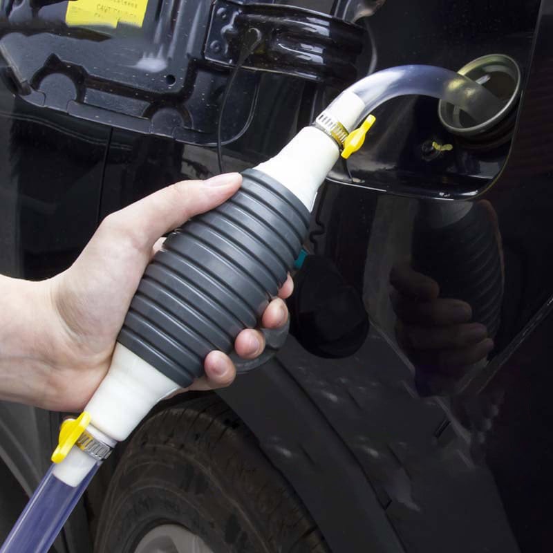 Extracteur de liquide multifonction – Pompe manuelle, tube de 1 à 3 m, pour essence/huile/eau