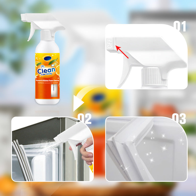 Nettoyant mousse puissant pour cuisine