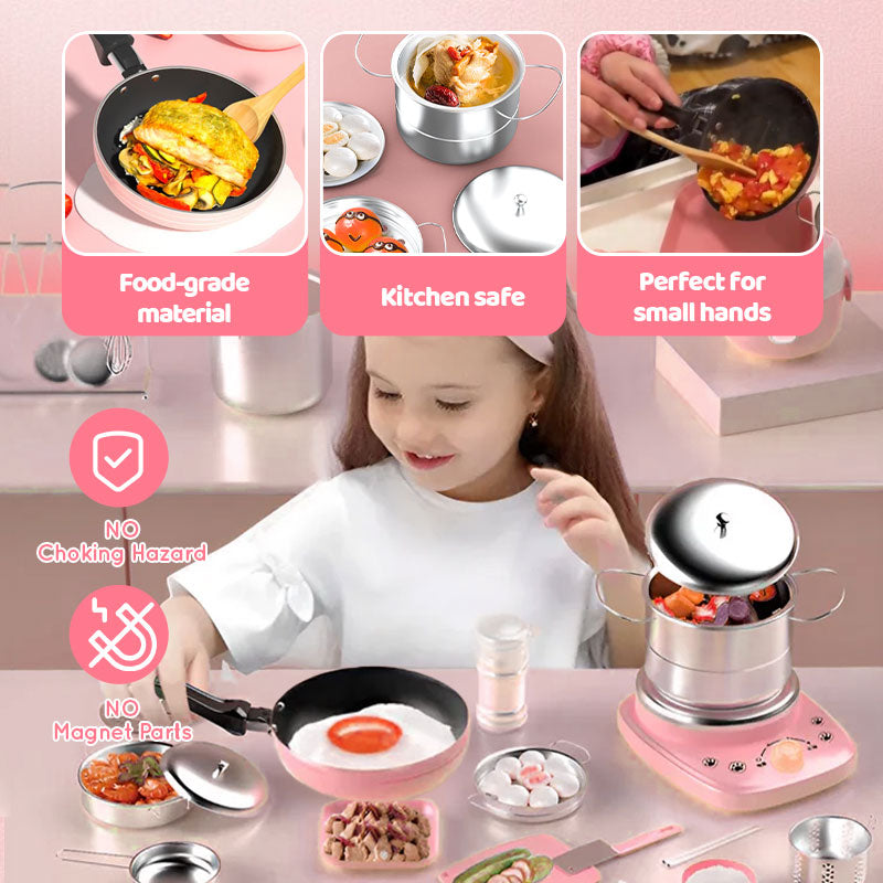 2026 Mini cuisine jouet pour enfants n° 1 – Ensemble de 22 pièces