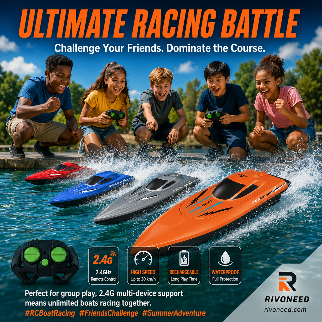 Ressentez la vitesse sur l'eau – Bateau RC bimoteur aux performances extrêmes