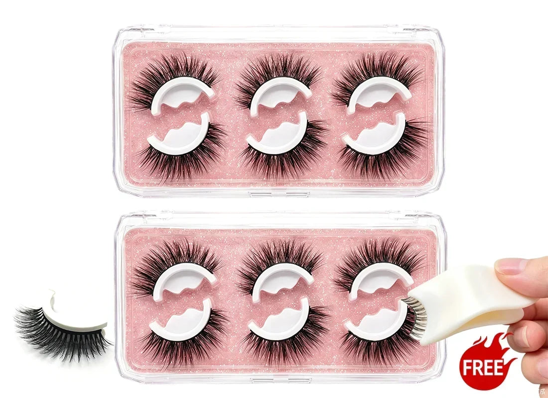 Faux cils autocollants réutilisables