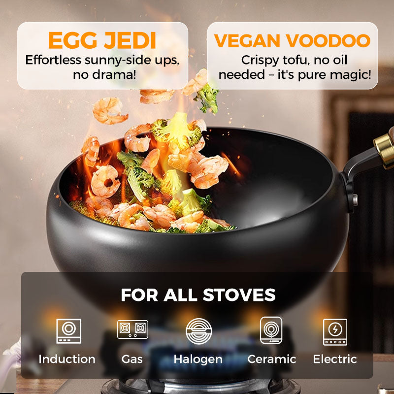 Sans produits chimiques, un craquement parfait – Rôtissoire en fonte non revêtue ultra-robuste. Fonctionne sur toutes les plaques de cuisson. Livraison gratuite au Royaume-Uni.