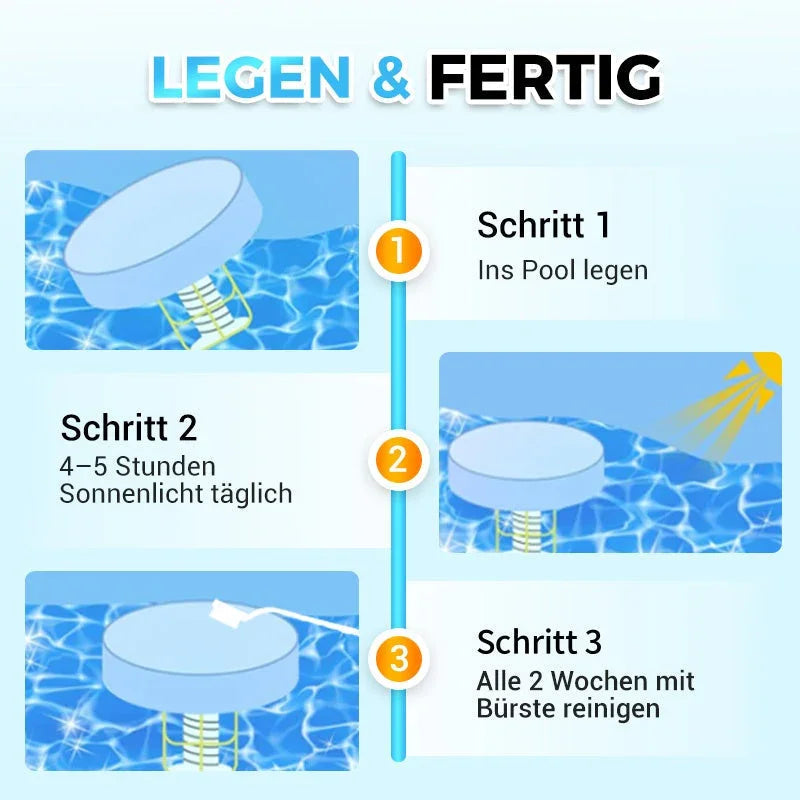 Ioniseur Solaire de Piscine à Succès pour une Eau Cristalline