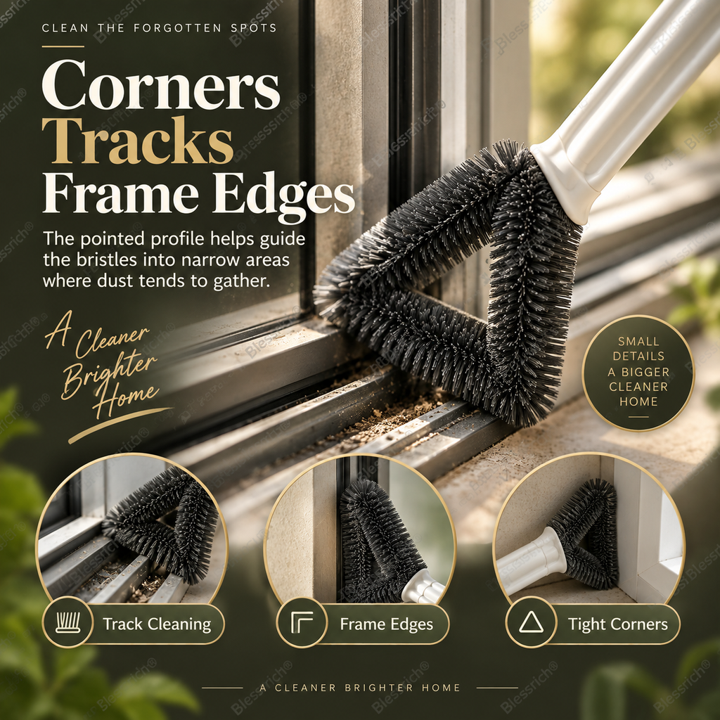 Brosse de nettoyage pour écran triangulaire