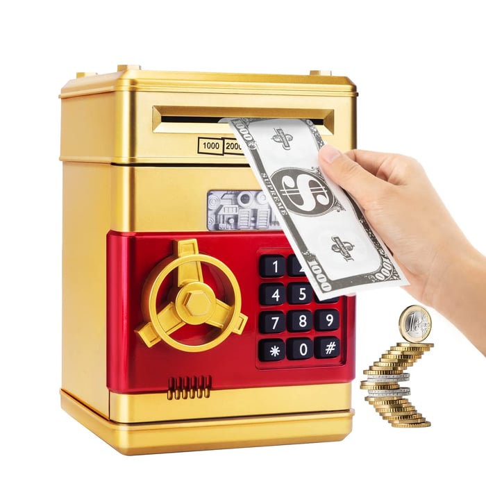 Mini Distributeur Automatique de Billets (DAB) Électronique pour Dépôt et Retrait Automatique avec Code PIN