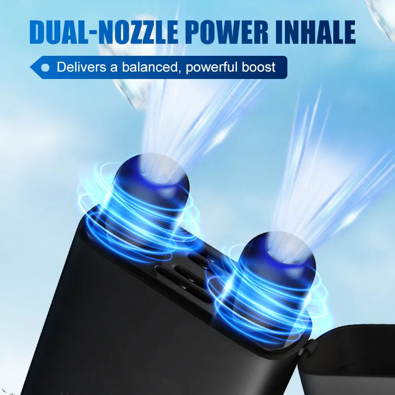 Inhalateur nasal double pour aromathérapie