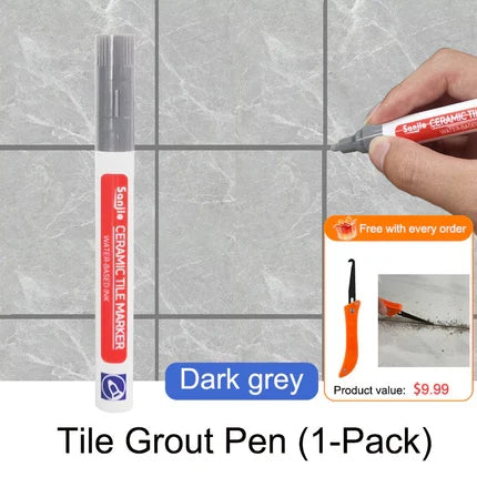 Stylo de Joint Anti-Moisissure & Imperméable pour Carreaux de Céramique