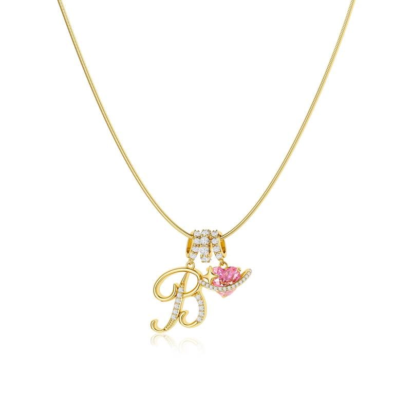 Colliers pendentifs 3 rangs avec initiales A-Z | Personnalisés et élégants