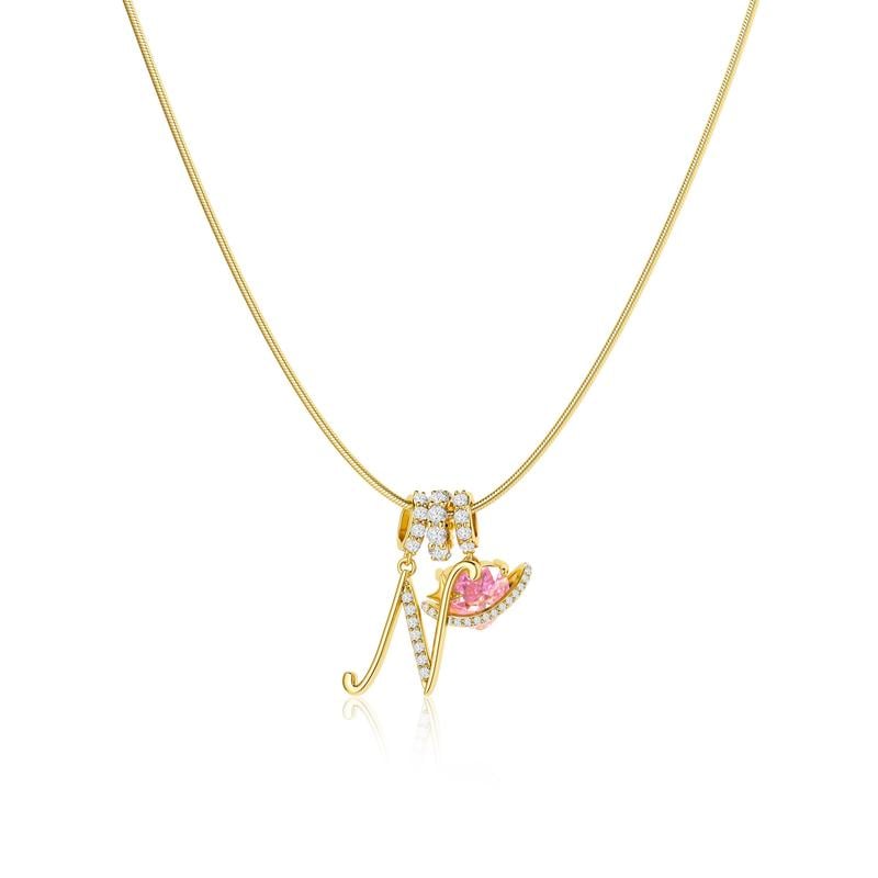 Colliers pendentifs 3 rangs avec initiales A-Z | Personnalisés et élégants