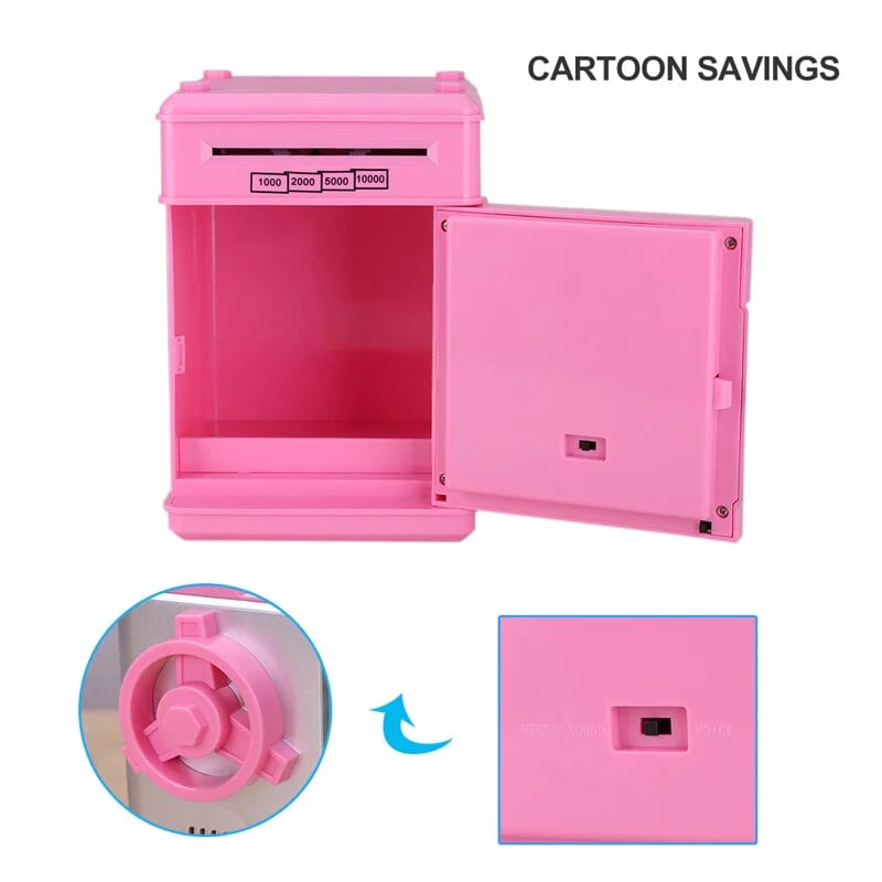 Mini Distributeur Automatique de Billets (DAB) Électronique pour Dépôt et Retrait Automatique avec Code PIN