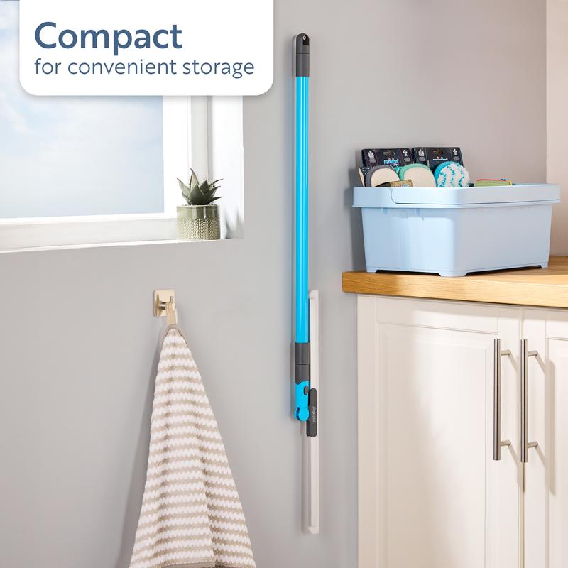 Balai souple Minky Flexi Edge : Nettoyage multi-surface pour sols, tapis et fenêtres