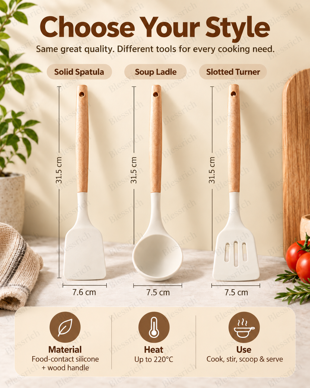 Ustensiles de cuisine en silicone – Choisissez votre indispensable du quotidien