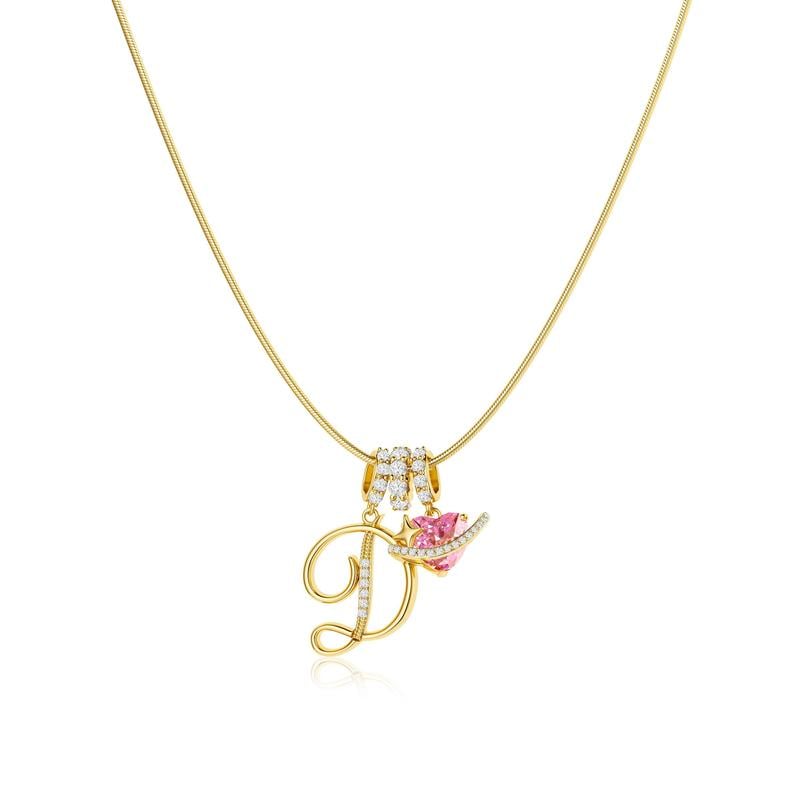 Colliers pendentifs 3 rangs avec initiales A-Z | Personnalisés et élégants