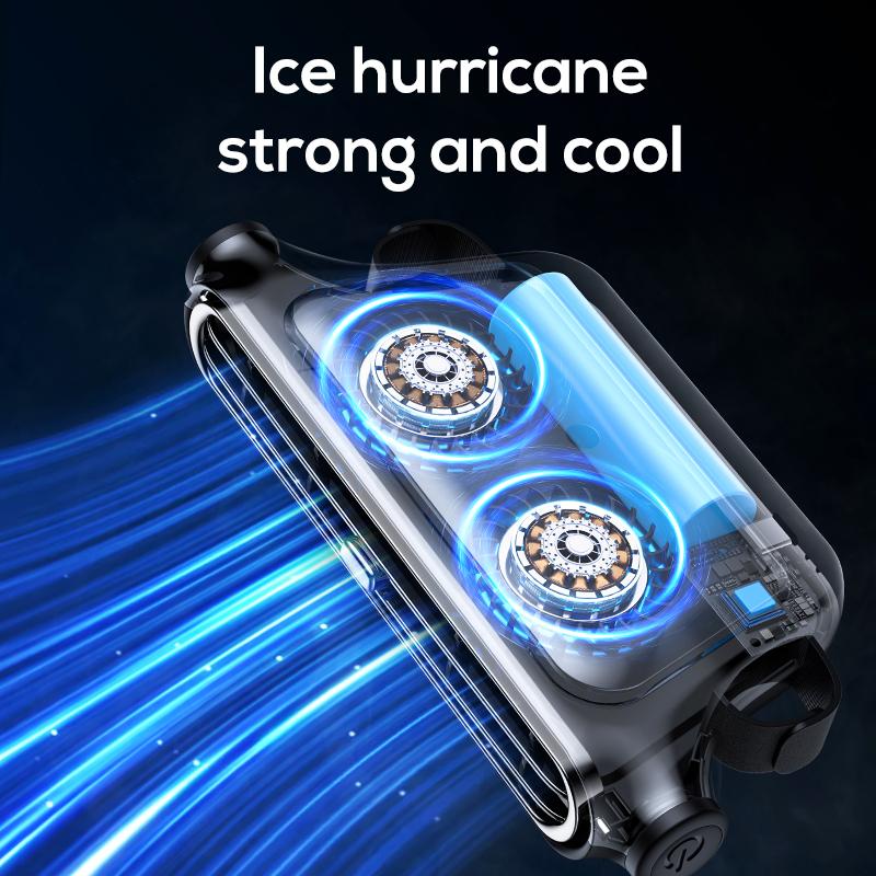 Ventilateur de Siège Auto BreezGoTM – Ventilateur Rechargeable Clip-On 3 Vitesses avec Batterie 3000 mAh | Chargement USB-C pour Voitures, Voitures de Golf et Camping-cars
