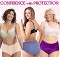 Lot de culottes taille haute anti-fuites 2026