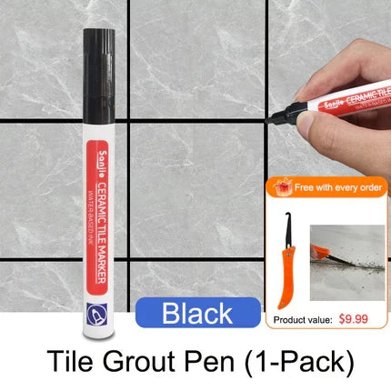 Stylo de Joint Anti-Moisissure & Imperméable pour Carreaux de Céramique