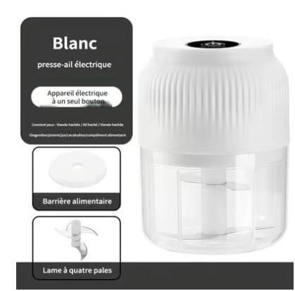 Mini hachoir à ail électrique multifonction sans fil