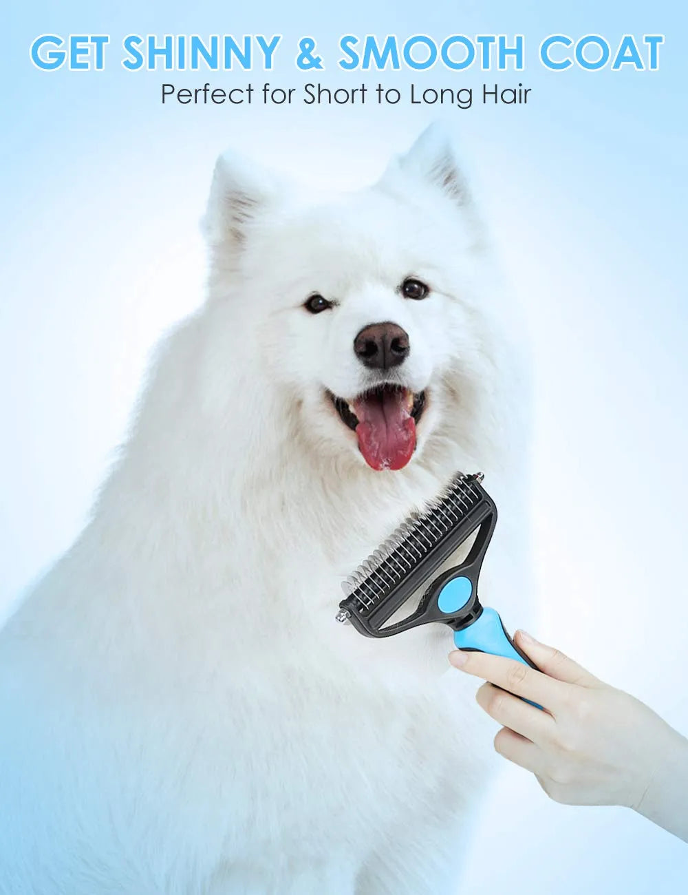 Outil de démêlage professionnel pour chiens et chats