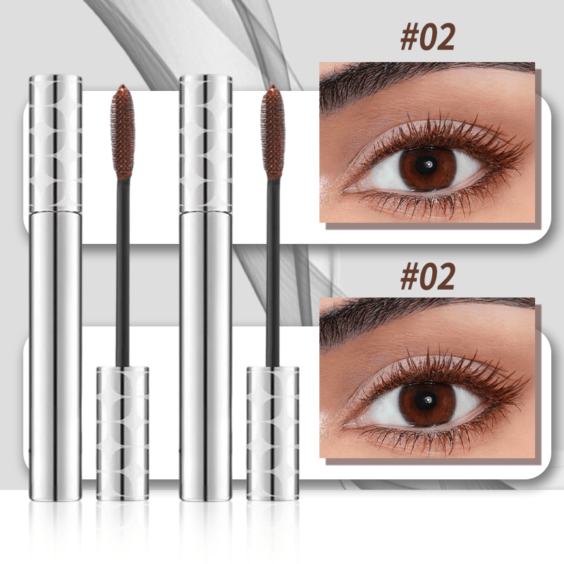 Mascara tube – Duo noir et brun pour maquillage des cils