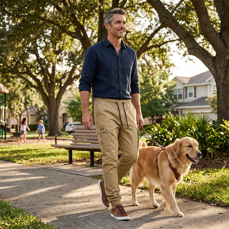 Pantalon Cargo Homme Décontracté – Élégant, Confortable & Ajustable