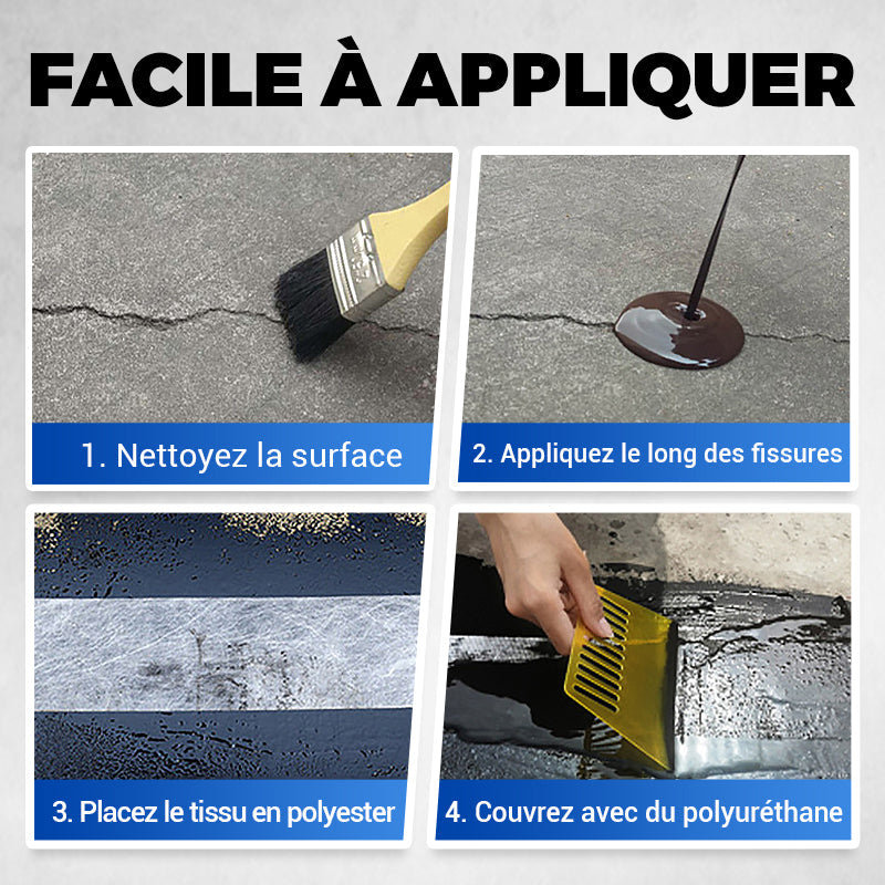 Revêtement polyuréthane multifonctionnel imperméable, protection longue durée, protège chaque recoin de votre espace !