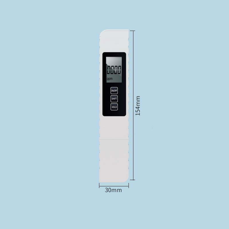 Testeur de qualité de l'eau 3 en 1 TDS – Mesure le pH, le chlore et la dureté avec écran LCD pour piscines et aquariums