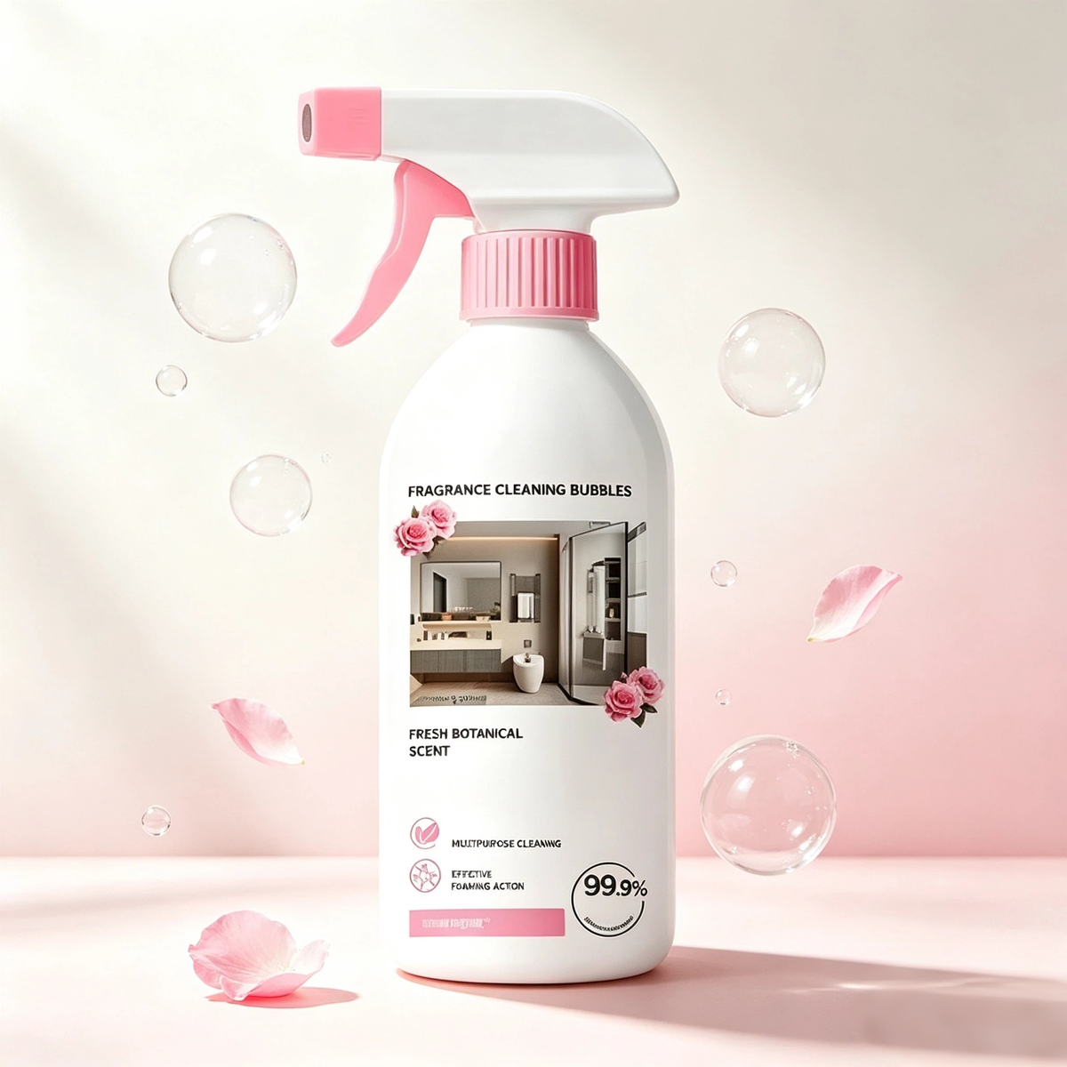Nettoyant Multi-Usages pour Salle de Bain (Vaporisateur)