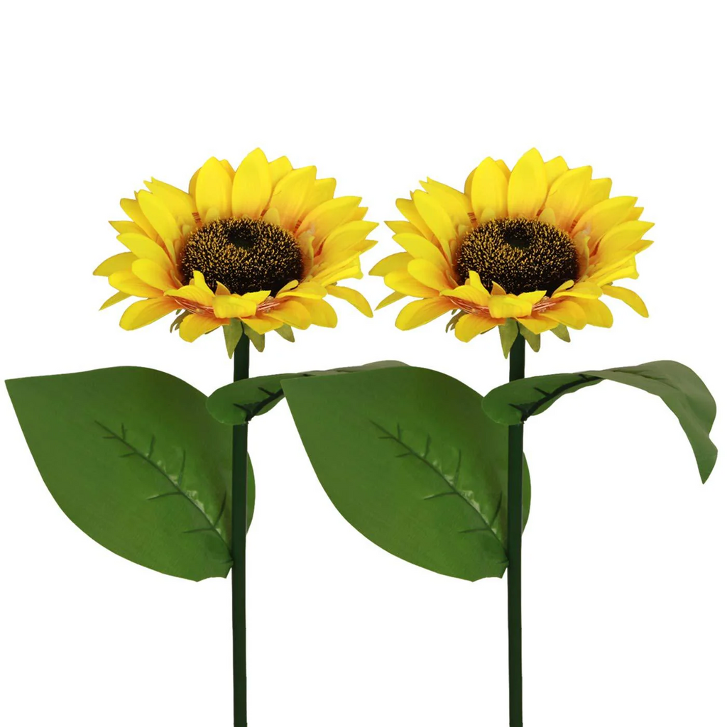 Lampes solaires Tournesol – Allumage/Extinction automatique, 14h d'éclairage, Étanchéité IP65