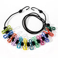 Corde à linge de voyage portable et rétractable