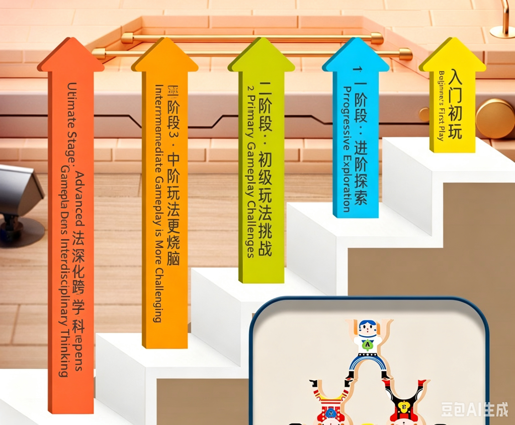 Blocs de construction d'équilibre à monter soi-même pour enfants : Jeu d'empilage Hercule pour garçons et filles, jouet éducatif amusant en plastique