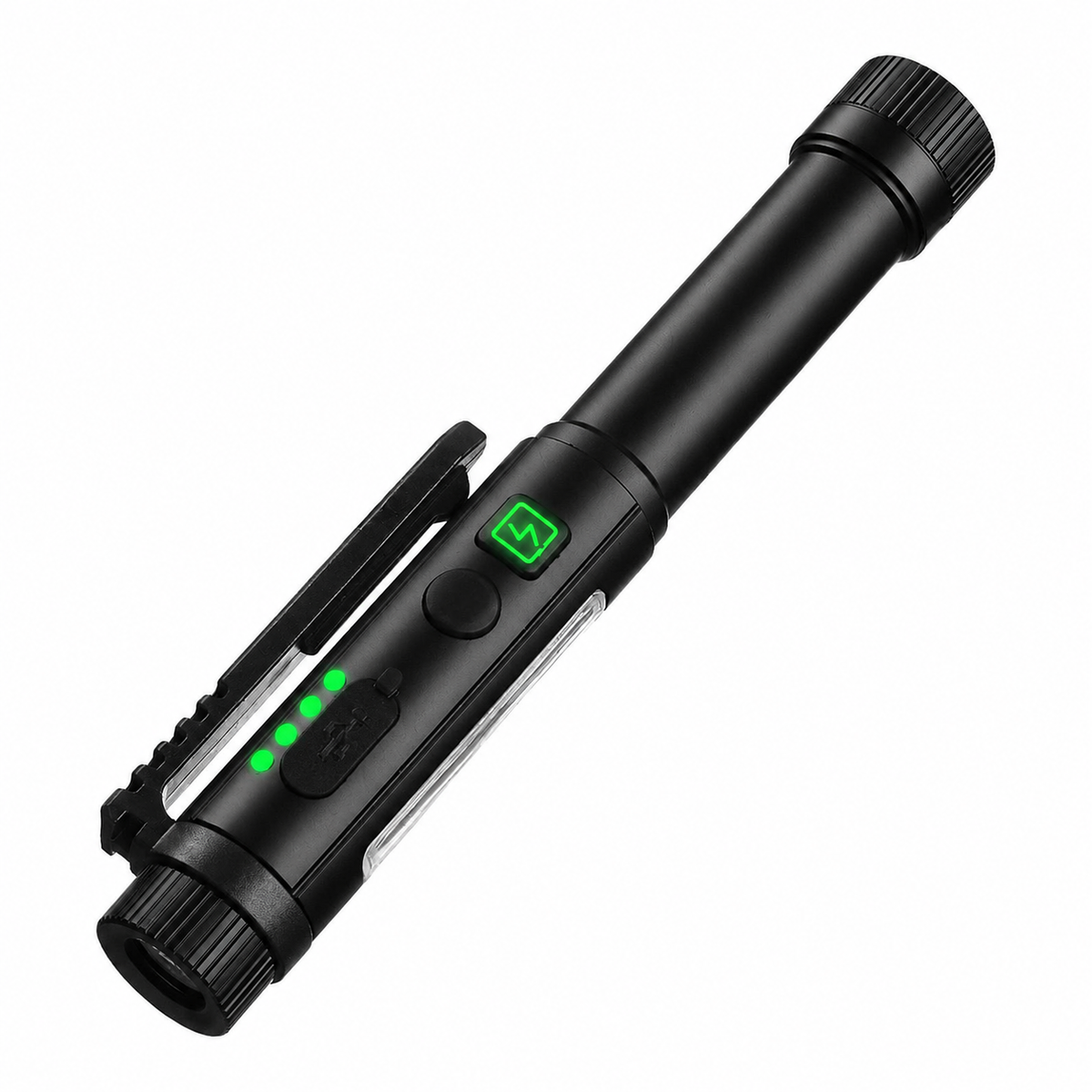 Outil indispensable ! Lampe de travail magnétique puissante multifonctionnelle en forme de stylo, lampe torche LED portable rotative, base magnétique pour un éclairage mains libres pour