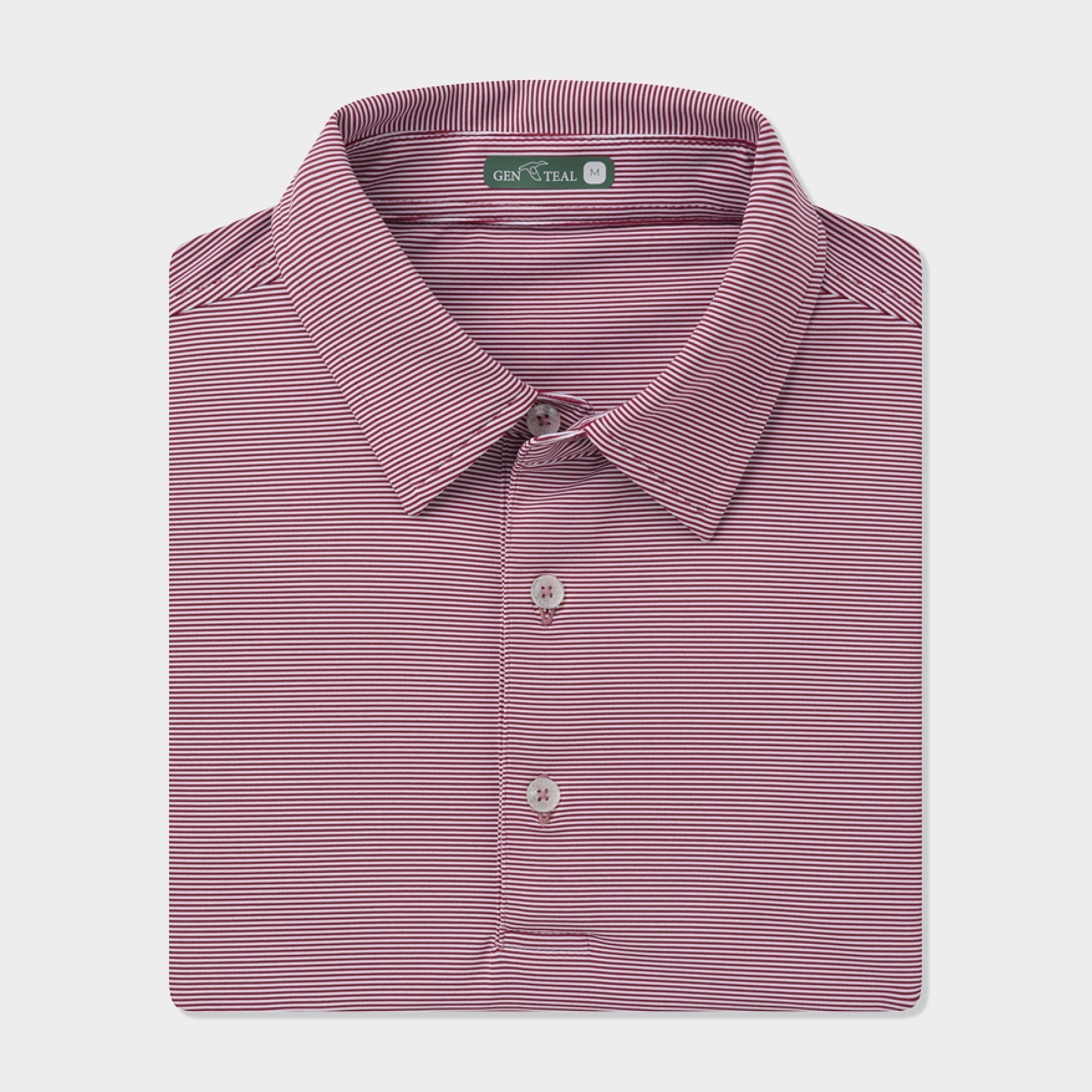Pinstripe Performance Polo