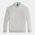 Oyster Gray Cotton Crewneck