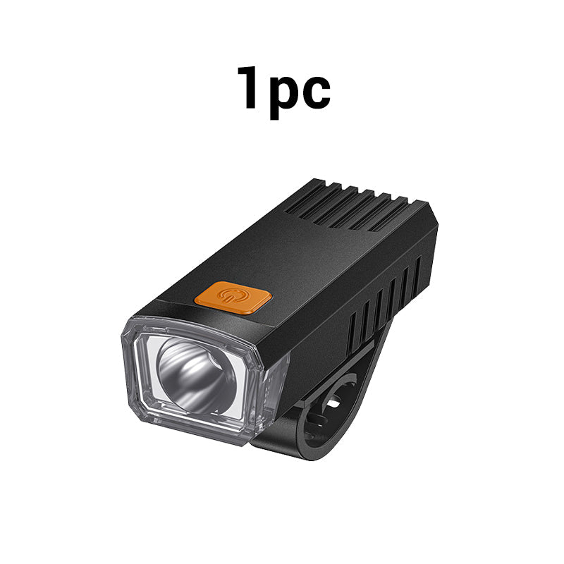 Phare de vélo LED étanche et rechargeable avec clip - Lumineux et durable