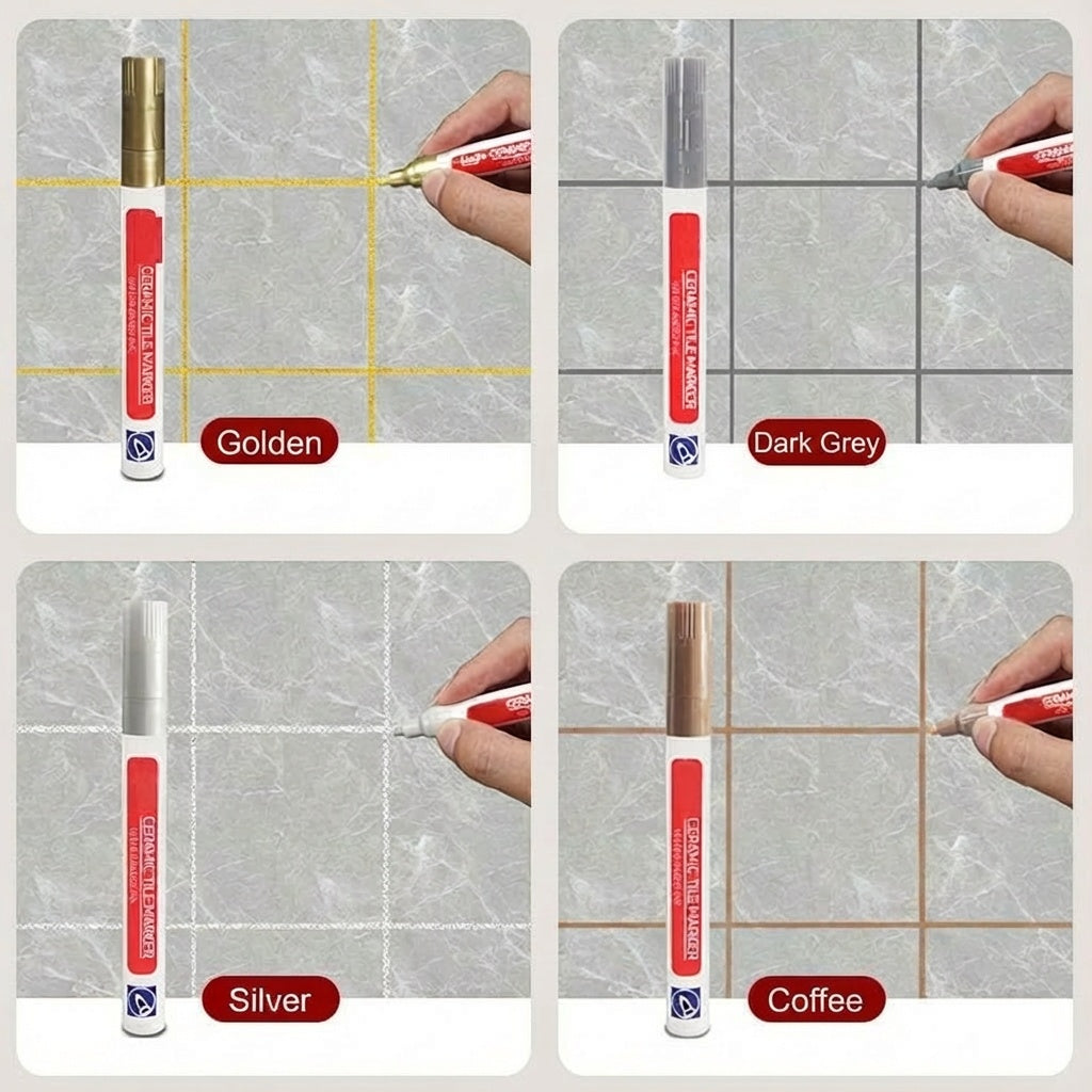 Stylo de Joint Anti-Moisissure & Imperméable pour Carreaux de Céramique