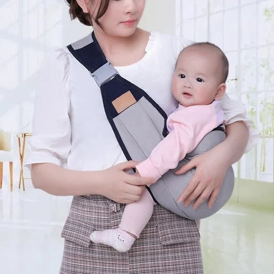 Porte-bébé respirant 4-en-1 – 0-36 Mois, ventral/dorsal/face au parent/face au monde – Confort mains libres pour le parent et le bébé !