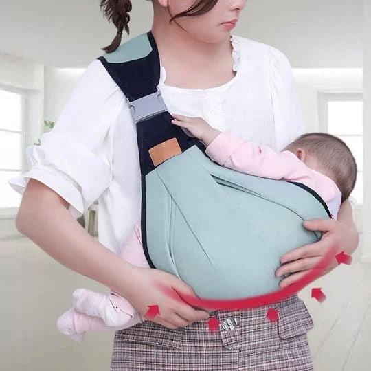 Porte-bébé respirant 4-en-1 – 0-36 Mois, ventral/dorsal/face au parent/face au monde – Confort mains libres pour le parent et le bébé !