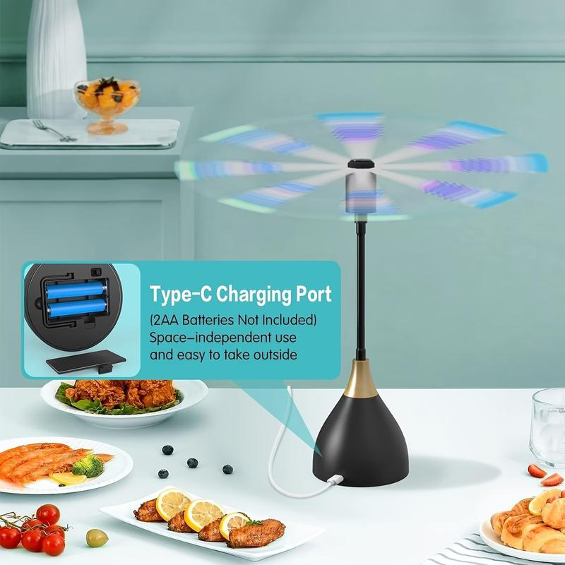Ventilateur de table pour éloigner les mouches