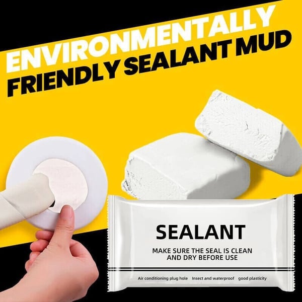 Mastic d'étanchéité écologique et polyvalent 2026 – Scelle les fissures, les espaces et les trous dans les murs, les tuyaux et plus encore. Imperméable, peut être peint et non toxique. Le bricolage simplifié !