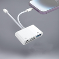 Lecteur de carte mémoire USB-C 3-en-1