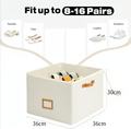 Organisateur de chaussures en tissu, boîte de rangement