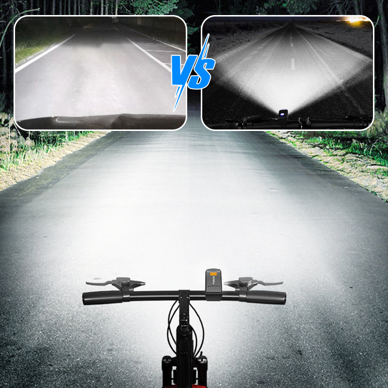 Phare de vélo LED étanche et rechargeable avec clip - Lumineux et durable