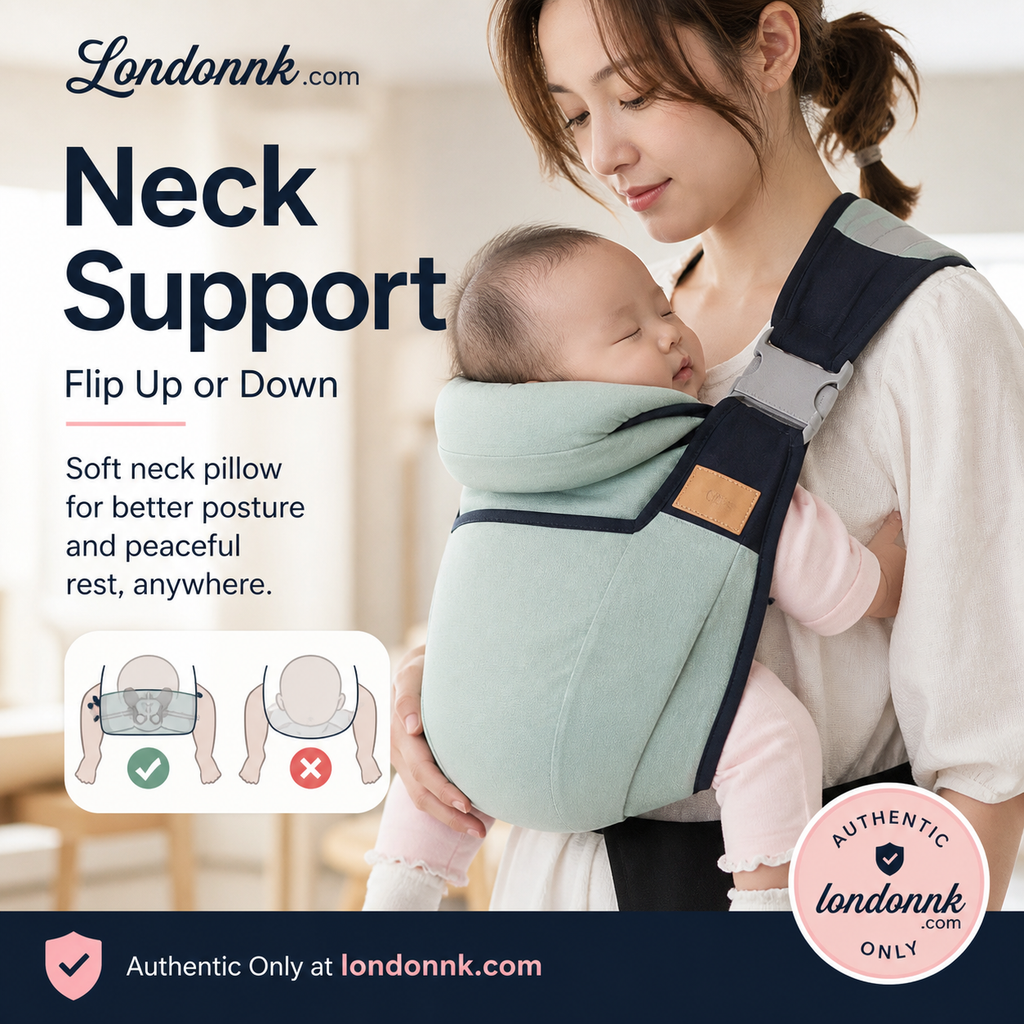 Porte-bébé respirant 4-en-1 – 0-36 Mois, ventral/dorsal/face au parent/face au monde – Confort mains libres pour le parent et le bébé !