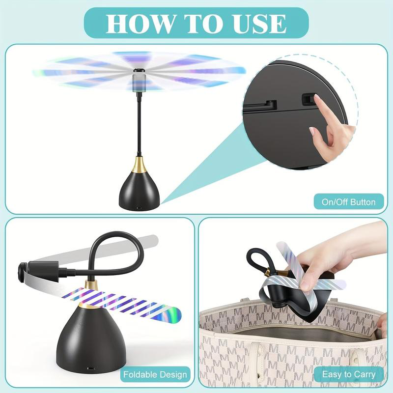 Ventilateur de table pour éloigner les mouches