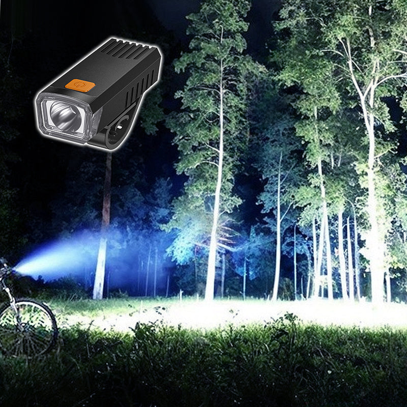 Phare de vélo LED étanche et rechargeable avec clip - Lumineux et durable