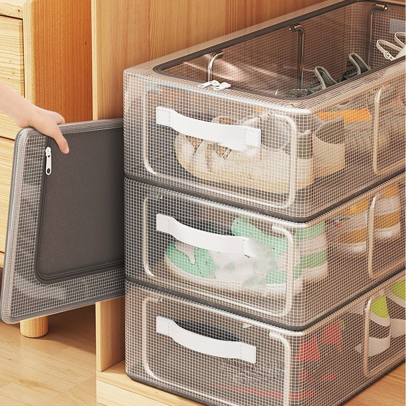 Boîte de rangement pour chaussures en PVC - Imperméable et pliable