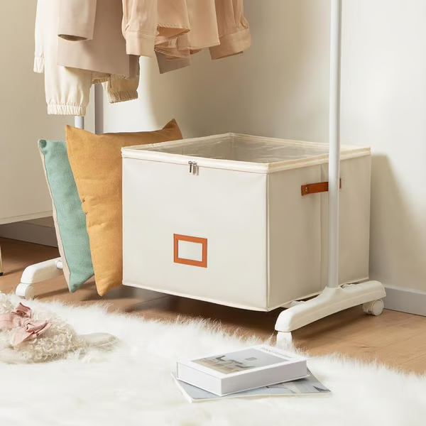 Organisateur de chaussures en tissu, boîte de rangement