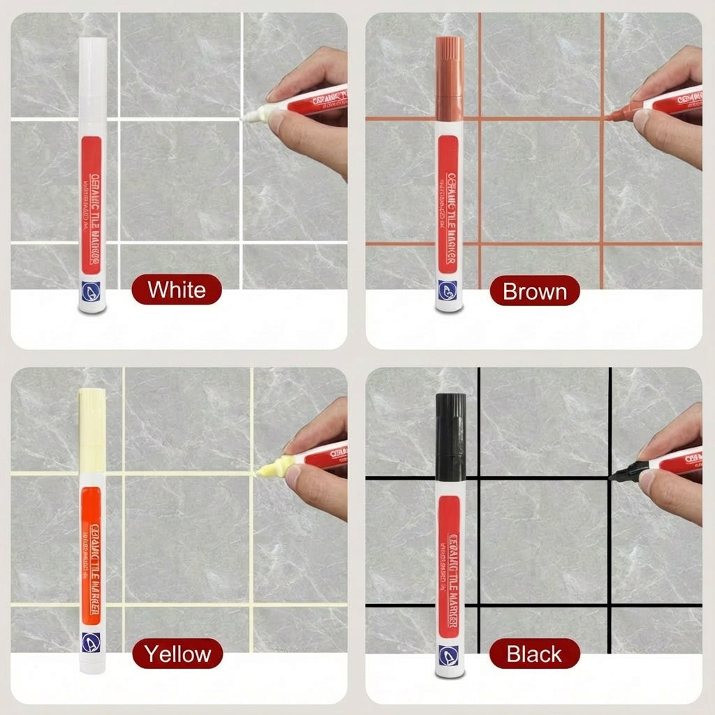 Stylo de Joint Anti-Moisissure & Imperméable pour Carreaux de Céramique